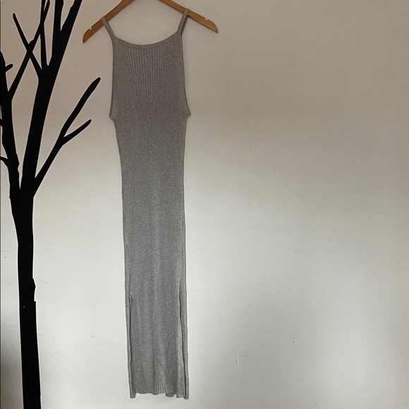 NWT NakedCashmere Emilia grey knit midi dress - Picture 14 of 14